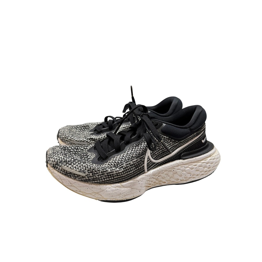 Nike React Infinity Run Flyknit 2 Women's Black White Running Shoes 8.5